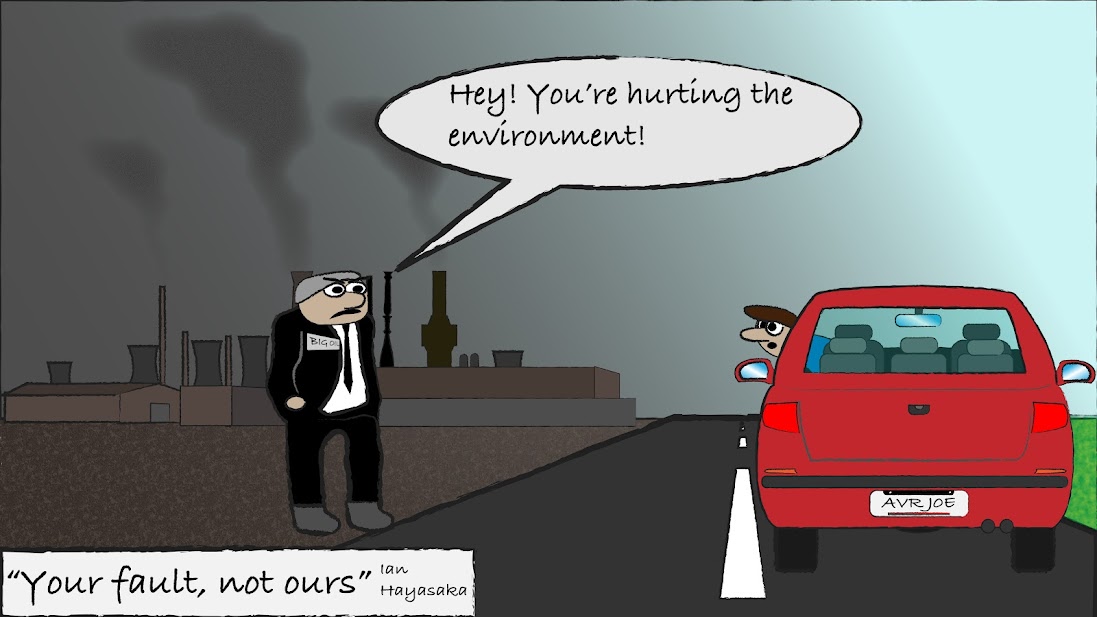Submitted image for project, Your fault, not ours
